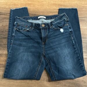 Lauren Conrad Frayed Skinny Jeans size 12